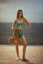 Load image into Gallery viewer, Forest Pink Mini Beach Bag