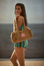 Load image into Gallery viewer, Forest Pink Mini Beach Bag