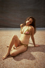 Load image into Gallery viewer, Forest Pink Bikini Top