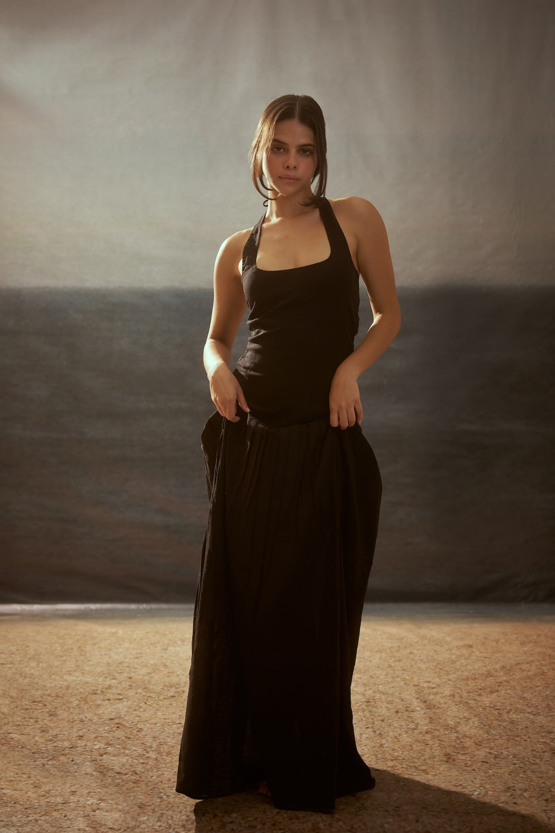 Midnight maxi dress