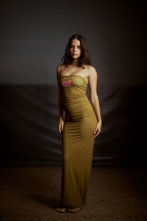 Forest pink tube top